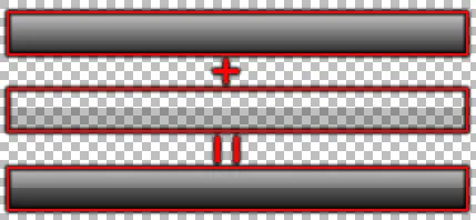 光沢グラデーションの構造例