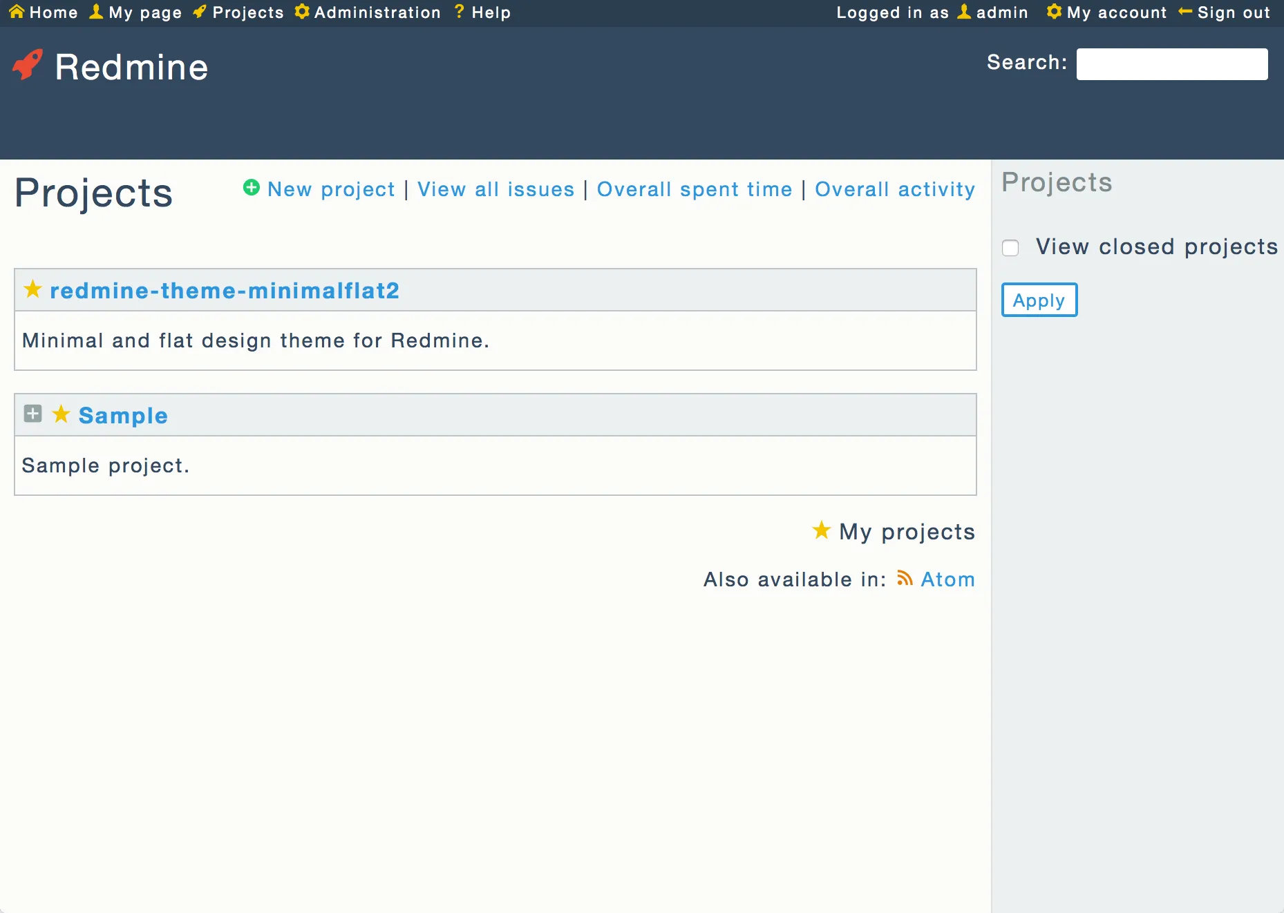 プロジェクト一覧