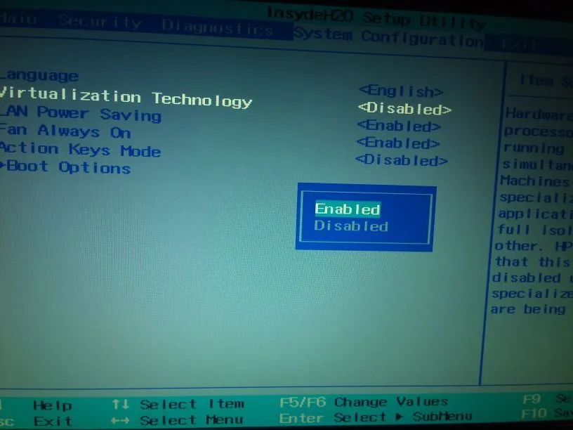 BIOS の VT 設定 BIOS の VT 設定