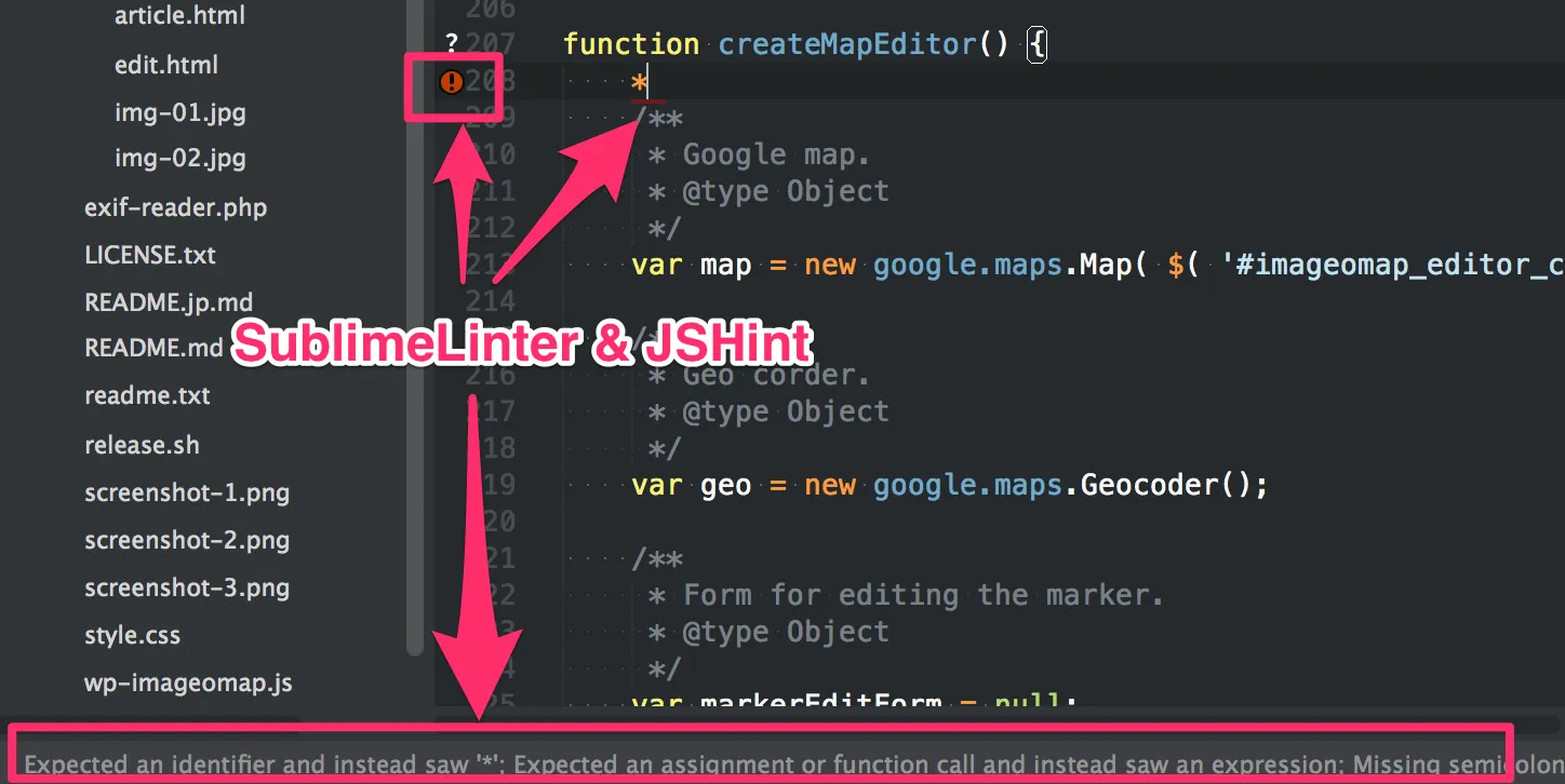 SublimeLinter & JSHint